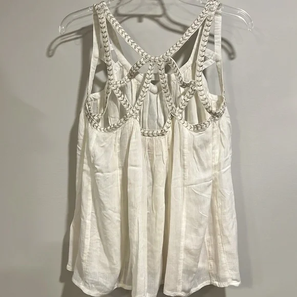Anthropologie - Vanessa Virginia, cutwork gauze tank - Picture 4 of 14